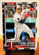 🔥🔥 2026 Topps Series 1 #315 Ryan Jeffers - Independence Day 12/76 Twins SP