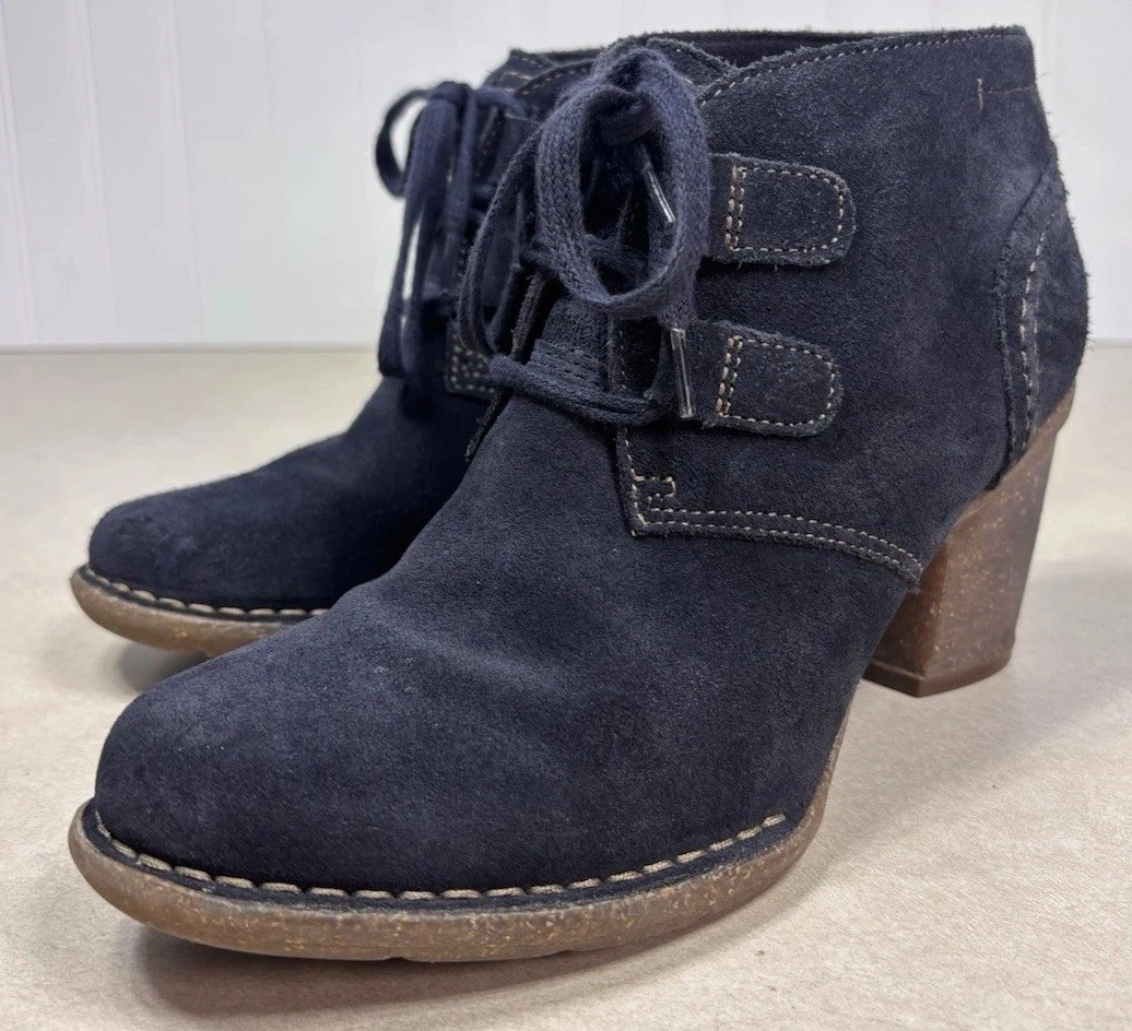 Clarks Suede Upper Blue Boots for Women for sale | eBay display picture 3