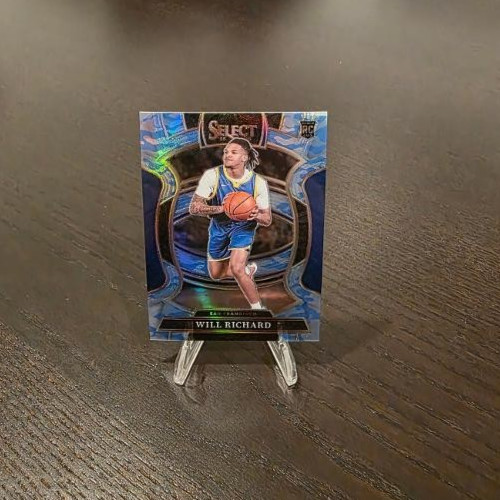2025-26 Panini Select Will Richard Rookie Card 99/99 #36 Blue Camo