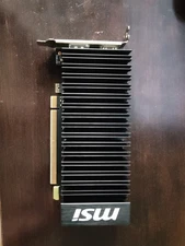 MSI GeForce GT 1030 2GH LP Graphics Card LOW PROFILE Used Tested Silent Fanless