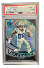 2024 Donruss Vortex Cubic CeeDee Lamb PSA 9 /50 POP 1 - NO HIGHER