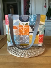 Tote Bag -  new - HANDMADE - Orla Kiely Oilcloths - Patchwork