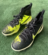 Mens Nike Alpha Huarache NXT MCS Baseball Cleats Size 11 Black Volt FV6092-001