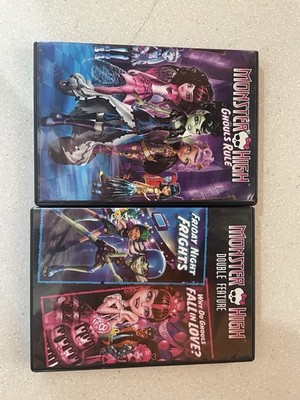 Monster High Dvd Ghouls Rule And Double Feature Friday Night Frights +