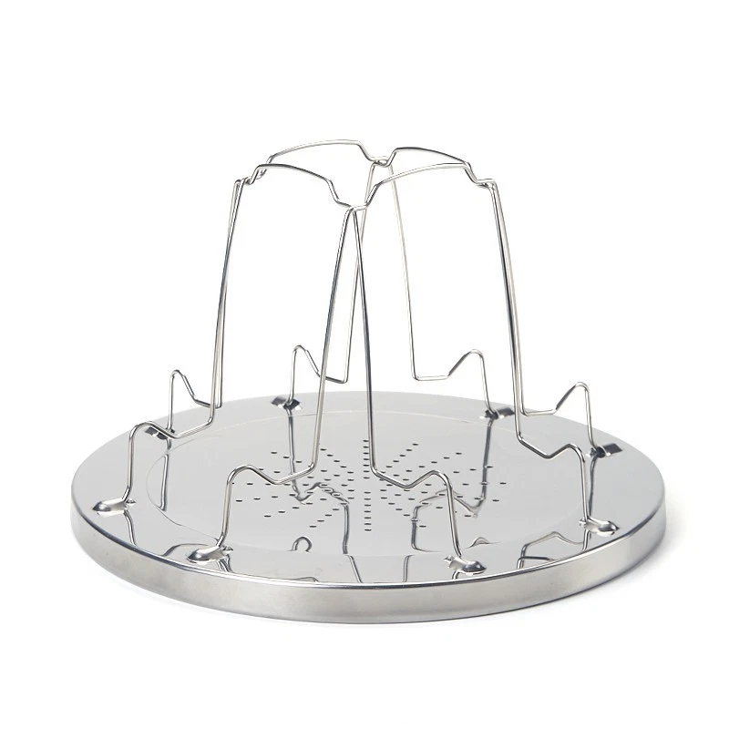 Folding Camp Stove Toaster Stainless Steel Camping Toaster for 4 Slices of Bread - Image 2 of 4