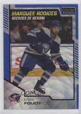 2020-21 O-Pee-Chee Platinum Marquee Rookies Blue Surge Liam Foudy #158 0c3