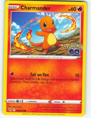 Charmander - 8/78 Pokémon GO - Pokémon TCG - 2022