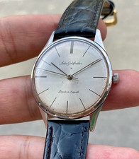 Vintage Seiko Goldfeather 15005 Sunburst Silver Dial Manual wind 35mm For Men