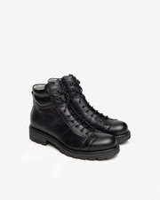 Nero Giardini Uomo. Anfibio Stivaletto in pelle Nero. Numero 42.