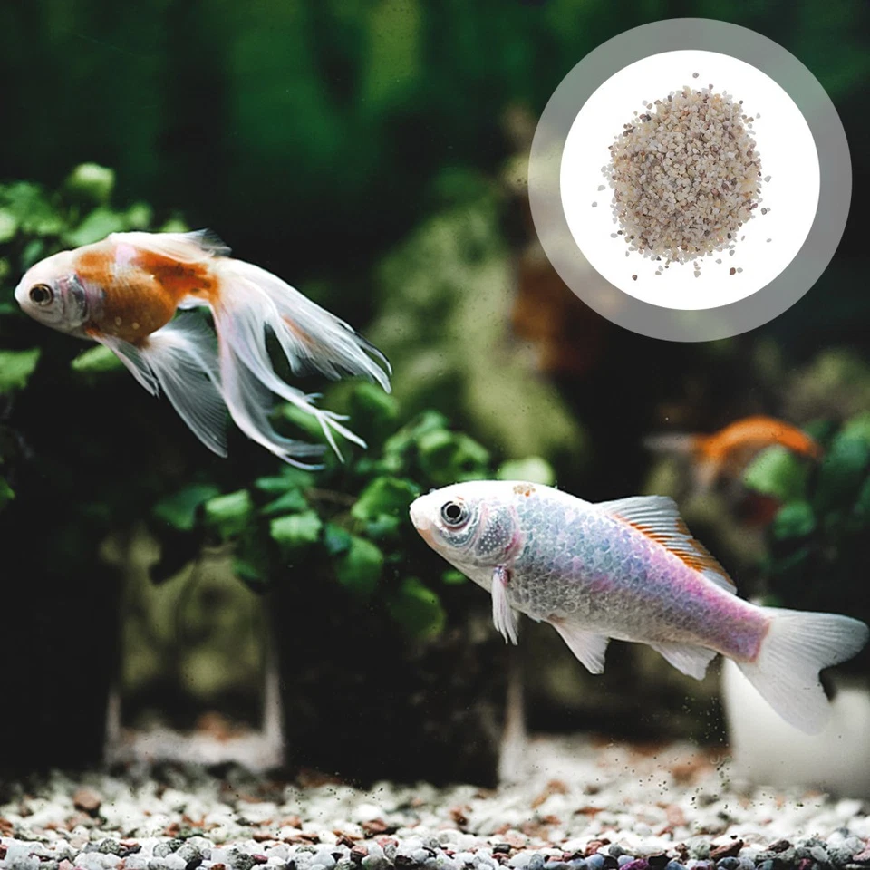 Gravier Pour Aquariophilie Sable Aquarium Eau Douce Cailloux Décoratifs - Photo 3/4