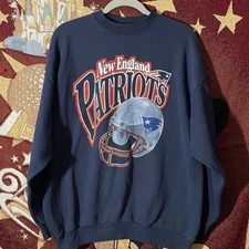 New England Patriots Graphic Navy Color Unisex Crewneck Sweatshirt KH18091