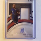 2022-23 Panini Immaculate John Brooks Patch Auto /25