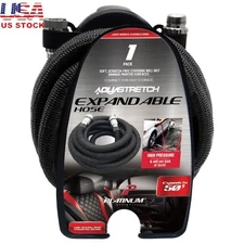 50Ft Expandable Garden Hose Lightweight Durable Flexible Storage Rack Included