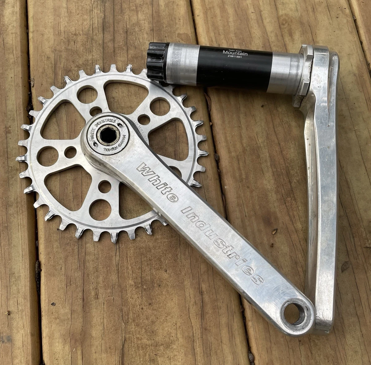 White Industries Crankset-With Chainrings for sale - eBay