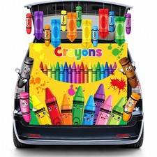 Crayon Trunk or Treat Car Decoration Kit for Halloween