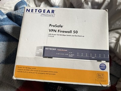 ^^ Netgear ProSafe VPN Firewall 50 Model FVS338 - Neu (TOL68)
