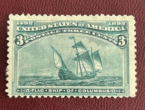 Mint Vintage US Stamp, #232 … M/OG/H