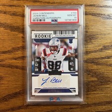 2024 Contenders Jaheim Bell Rookie Ticket Variation Auto #154 PSA 10 GEM MT!