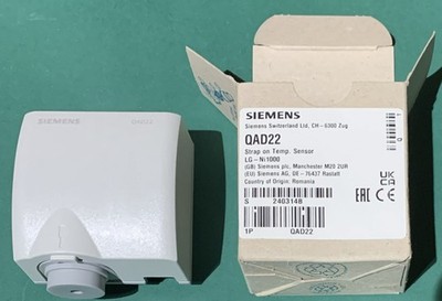   Siemens QAD22 Anlegefühler Ni1000 Temperaturfühler Rohrsensor Strap-On Neu OVP