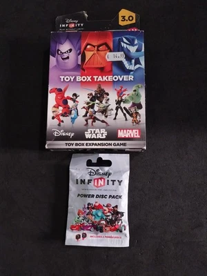Disney Infinity Toy Box Takeover + Power Disc Pack Console Various New - Image 1 of 3