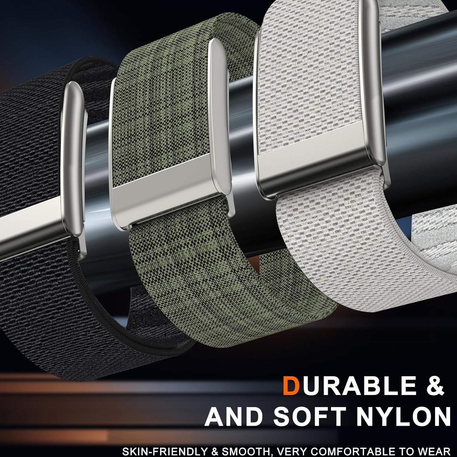 Waterproof Adjustable Nylon Strap for Whoop 5.0 - Fits Wrist Sizes 150-232mm