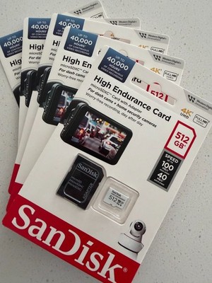 SanDisk 512GB High Endurance microSDXC Memory Card - SDSQQNR-512G-GN6IA