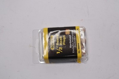 General Tools & Instruments Round Head Wood Plugs 1/2'' 316012 