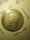 Silver, Mercury 1941 Silver Dime 90% Silver Free Shipping