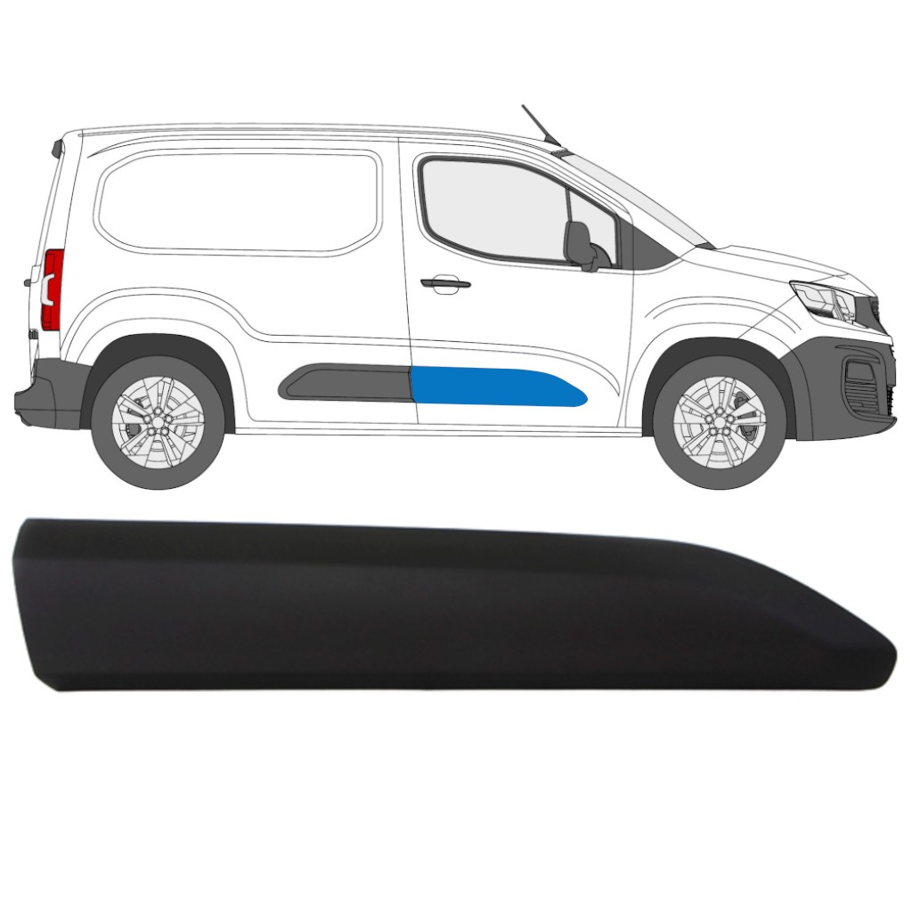 Door side trim for Peugeot Partner 2018-2023 / Right