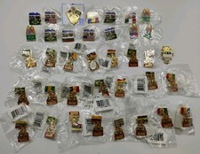 Lot Of 37 Coca Cola, McDonald's, Gillette 1994 World Cup Soccer Lapel Hat Pins