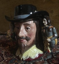 Royal Doulton large King Charles I charcter jug D6917 limited edition