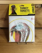 HS STRUT 12 Turkey Targets At 30 Yards, 11” X 11”, Pattern Your Shotgun