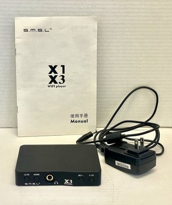 SMSL X3 WiFi HiFi Audio Player DAC DLNA AirPlay 24/192 Network Streamer - Black