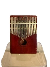 Gecko Kalimba 17-Key Thumb Piano Musical Instrument Mahogany Wood