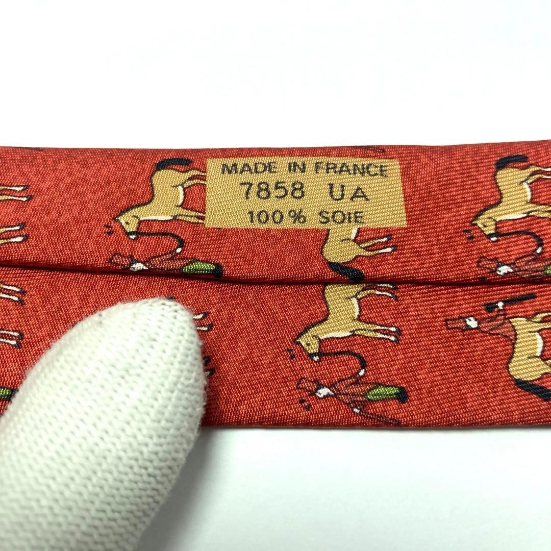 【Excellent Condition】Hermes Small Pattern Tie – H… - image 5