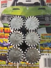 Six Federal Government Rolls. Liberty Semiquincentennial Endururing Half Dollars