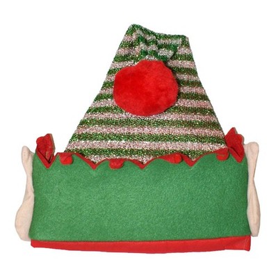 29683 - Green and Silver Elf Hat with Ears |Pod 2-58|