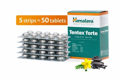 Himalaya Tentex Forte Tablets 50 Tablets Herbal Men s Wellness Support Free Ship