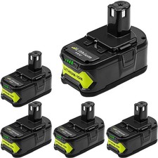 5PCS 6.0Ah 18V Battery P108 One Plus For RYOBI 18 Volt High Capacity Lithium-Ion