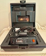 Vintage Escort Radar Warning Receiver w/ Case, Manual  Accessories   WORKING