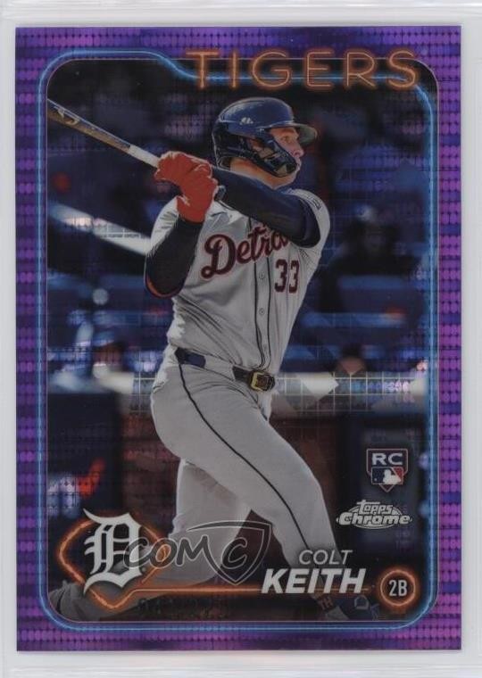 2024 Topps Chrome Purple Sonar Refractor 42/275 Colt Keith #2 10y2