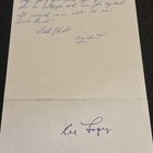 BASEBALL~SIGNED AL LOPEZ (HOF)~5 1/4 X 8 1/4” FAN REQUEST CARDSTOCK RESPONSE — photo 6