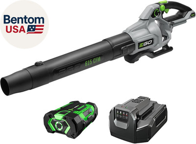 Leaf Blower, Cordless Electric 615 CFM, Includes 56V 2.5Ah Battery and Charger -