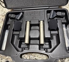Rode NT5 Matched Pair Condenser Microphones with Case and Accessories Used