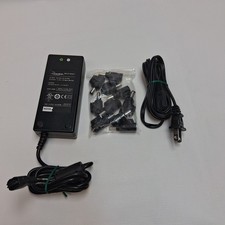 Rocketfish RF-BPRACDC2 Universal AC Power Adapter Charger 90W W/10 Tips...W9S3B5