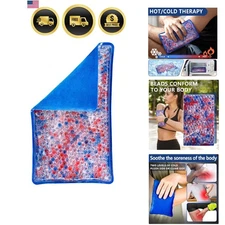 Hot Cold Reusable Gel Bead Pack Therapy Ice Pack Heating Pad