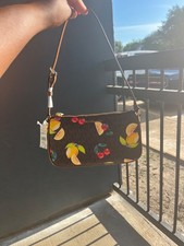 michael kors brown fruit mini bag