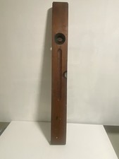 Vintage Stanley Tools Wood and Brass 28 Inch Level Made In USA