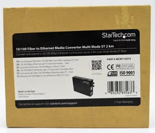 StarTech.com 10/100 Fiber to Ethernet Media Converter Multi Mode - MCM110ST2