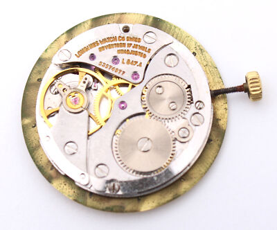 Longines 847.4 Movement With Dial Original Fully Working 10.5'''